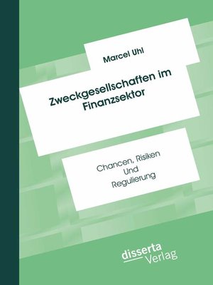 cover image of Zweckgesellschaften im Finanzsektor
